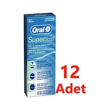 Oral B Süper Floss Diş İpi 12'li