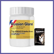 Bezos Playboy Rusian Glare Nano 50 Ml Rus Merhemi Tüylere Krem + Yanında Jel Nıda