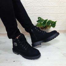 Forza 528 Siyah İçi Kürklü Fermuarlı Kaymaz Taban Bot 001