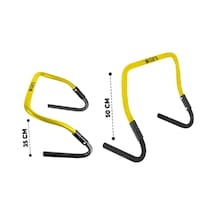 Scucs 1231 Ayarlanabilir 35cm-50cm Zıplama Engeli Çantalı 5li Set Sarı