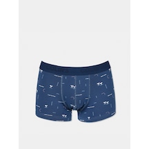 Colin's Colins Modern Fit Baskılı Erkek Lacivert Boxer Cl1074925 Q1.v1 Nav Lacivert
