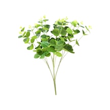 Yapay Çiçek Deposu Yapay 16 Dallı Islak Okaliptus Bitkisi 47 Cm Canlı Yeşil
