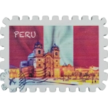 Peru Temalı Pul Magnet