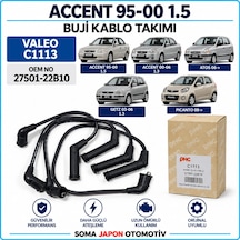 Accent 95-00 1.5 Buji Kablo Takımı 27501-22b00 C1113
