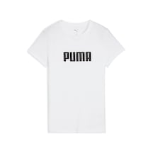 Puma Essentıals Logo Kadın Tişört 688308 02 Beyaz