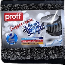 Proff Supper İnox Bulaşık Süngeri 2'li