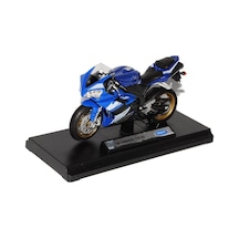Yamaha Yzf-r1 Mavi 2008 1/18 1:18 Ölçek Diecast Motosiklet Model