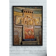 Pster11699 Kilise Duvar Görseli Çerçeveli Tablo 30 X 40cm