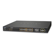 Planet Pl-gs-4210-16p4c 16 Port Gigabit Poe+ 4 Port Sfp+ 220w Websmart Switch