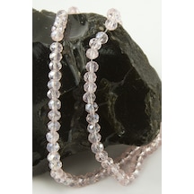 Renkli - 716 - Kristal Dizi Taş 4 Mm - Nazblsmm - Açık Pembe