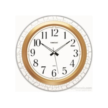 Time Gold Salon Ofis Duvar Saati Plastik 35 Cm (151284100) Altın