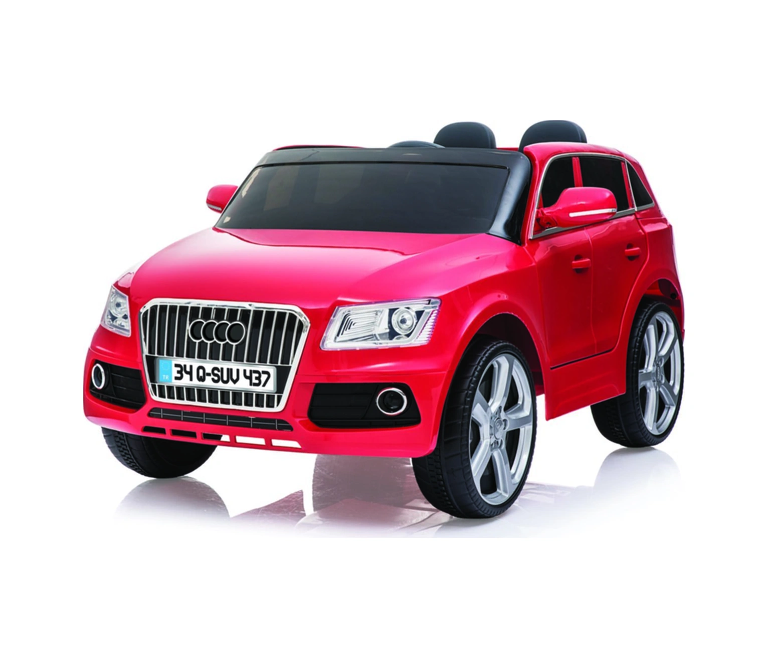 437 Çift Kişilik Akülü Jeep 12 Volt Akülü Araba Kırmızı Kırmızı