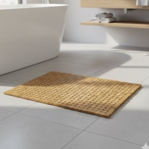 Mien 40 60 Cm Bambu Banyo Matı Açık Kahverengi