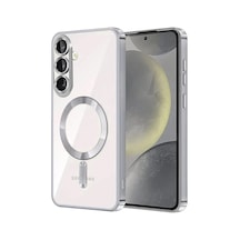 Samsung Uyumlu Galaxy S26 Uyumlu Kross Magneticsafe Kapak - Titan Gri