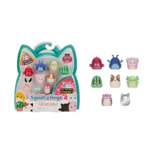 Squishmallows Squish-a-longs 8 Figür + Yüzük Seti S2 Seri 2
