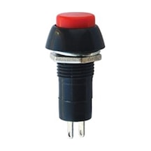 Ic-186 Yaylı Buton 12 MM Kırmızı 5 Adet