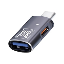Type C Usb 3.0 Otg Hızlı Şarj Çevirici Dönüştürücü Adaptör Pd12w Type-c - Usb Otg Adaptör Pd12w: Hız Ve Çok Yönlülük Bir Arada Yüksek Hızlı Veri Aktarımı Ve Şarj Desteği 10gbps Yüksek Hız Alfais 5016