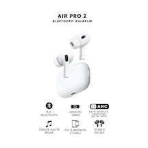 Premium Air Pro 2 Anc Gürültü Engelleyici Bluetooth Kulaklık Ios Android Tüm Telefonlar İle Uyumlu Kulaklık
