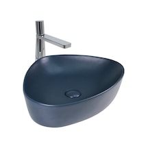 Paluci Doğa Multi Matt Dark Blue Çanak Lavabo Sırlı