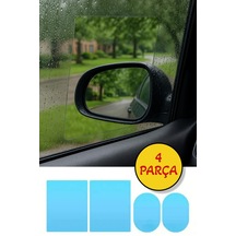 4 Parça Araç Ayna Yağmur Kaydırıcı Film Ve Cam Buğu Önleyici Su Geçirmez Koruyucu Seti