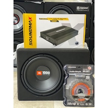 Jbl 30cm Bass Soundmax 4x80rms 4kanallı Anfi Plc Kablo