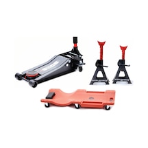 Worldforce 3 Ton Kriko. 3 Ton Sehpa Seti. Araç Altı Yatma Tahtası