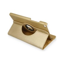 Newface Samsung Galaxy T290 Tab A 8 Kılıf 360 Tablet Deri Kılıf - Gold