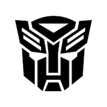 10 X 11 Cm Transformers Oto Sticker - Araba Cam Sticker Siyah Abanoz