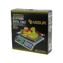 Ers Büyük Dijital Karpuz Terazi Tartı 40kg/2gr 7 Fiyat Hafızası Fiş Şarjlı Acs-809t