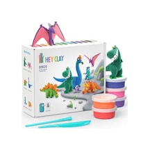 Hey Clay Yaratıcı Kil Seti - Dinos Çok  Renkli
