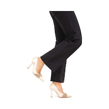 Tamer Tanca Kadın Vegan Bej Stiletto Ayakkabı 675 0715 Bn Ayk Sk22/23 Bej Stn Bej
