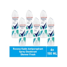 Rexona Shower Fresh 72 Saat Kadın Sprey Deodorant 6 x 150 ML