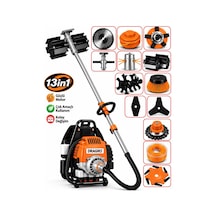 Dragro Drg-13 Premium 13 Parça T Sırt Tipi Motorlu Tırpan Çift Çapa Bahçe Seti