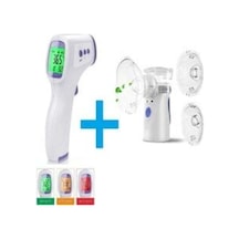 Ac-4020 Taşınabilir Mesh Nebulizatör Çok Hafif Süper Sessiz + Ac-9270 Dijital Temassız Ateş Ö