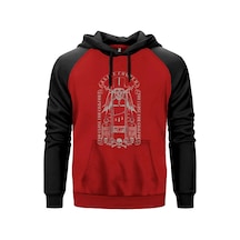 Alice Cooper Too Close For Comfort Kırmızı Renk Reglan Kol Sweatshirt Kapşonlu