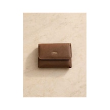 Names Bag Kadın Küçük Boy Çıtçıtlı Cüzdan Ve Kartlık Kahverengi Kahverengi