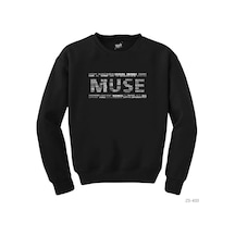 Muse Songs Logo Siyah Sweatshirt