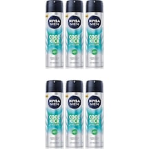 Nivea Men Cool Kick Fresh Erkek Sprey Deodorant 6 x 150 ML