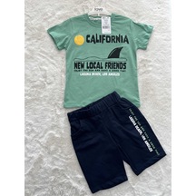 California Şortlu İkili Takım Yeşil