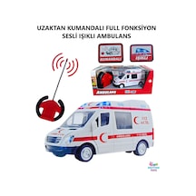 Uzaktan Kumandalı Full Fonksiyon Ambulans Işıklı 17 Cm Ambulans