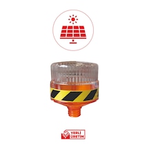 Solar Ledli Flaşör Lamba