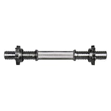 Ciwaa Cwa - 2211 Krom Kaplamalı Kısa Ağırlık Plaka Barı 38 CM