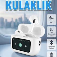 Anc Gürültü Engellemeli Dokunmatik Bluetooth Kulak İçi Kulaklık Dijital Ekranlı Şarj Kutusu 00