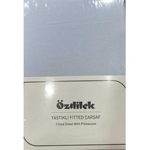 Colourist Tek Kişilik Lastikli Çarşaf Takımı 100 200cm Gümüş Gri