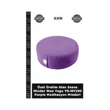 Özel Üretim Alan Seans Minder Woo Yoga Yg-my200 Purple Meditasyon Minderi Mor