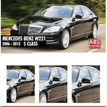 Mercedes S Class W221 Batman Yarasa Ayna Kapağı Piano Black / 2010-2013
