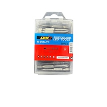 Leo Ph0 50mm ¼ S2 Kalite Mıknatıslı Bits Yıldız Uç 30 Adet