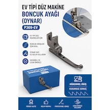 Ev Tipi Aile Dikiş Makinası Boncuklu, Taşlı Ve Pullu Kumaşlara Uygun Dikiş Ayağı