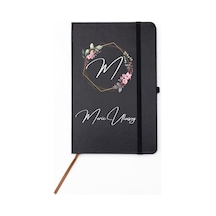 Kişiye Özel Çiçek Çerçeve Tasarımlı  Defter