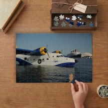 Deniz Uçağı Tasarımı 240 Parça Ahşap Puzzle Ahşap Kutuda Mpy20249